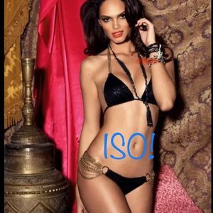 Beach Bunny All That Glitters Bikini Bottoms Black- ISO ♥️